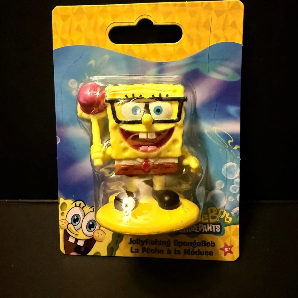 Just Play SpongeBob SquarePants Figures Kids OS Yellow New 5pc Multi-Pack Set